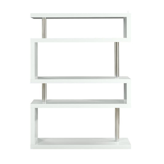 Buck II - Bookshelf - White High Gloss