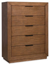 Hennington - Five Drawer Chest - Medium Brown