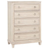Pembroke - 5-Drawer Chest Of Drawers - Washed Oak