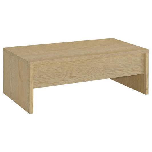 Canoga - Engineered Wood Lift Top Coffee Table - Light Oak