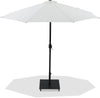 Fiji - Aluminum Patio Umbrella With Square Black Base