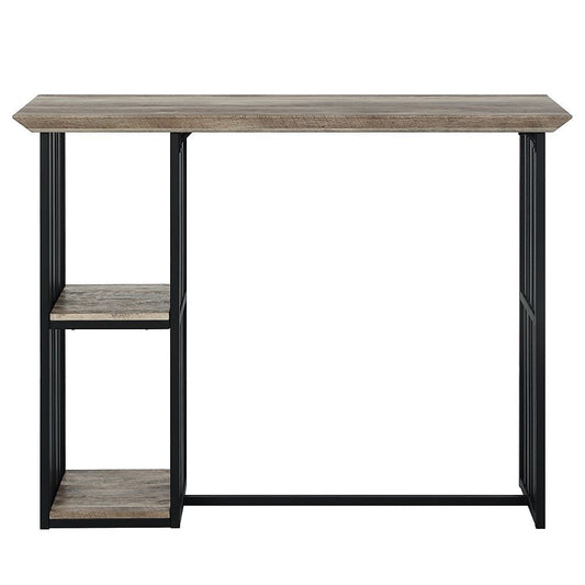 Zudora - Counter Height Table - Oak & Sandy Black