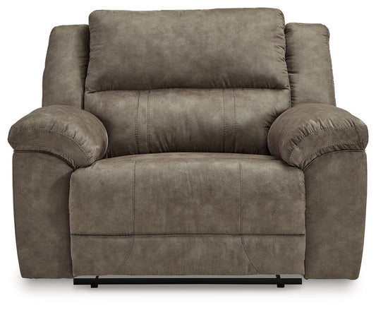 Laresview - Zero Wall Wide Seat Recliner - Fossil