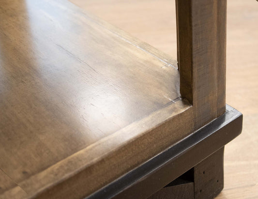 Loft - Cocktail Table 4 Drawers - Two Tone Gray / Brown