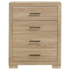 Arielle - 4-Drawer Bedroom Chest Of Drawers - Light Oak