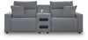 ModMax II - Salt And Pepper - Reclining Sectional