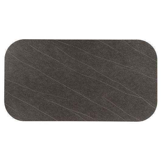 Kasa - Dining Table - Sintered Stone Top & Champagne