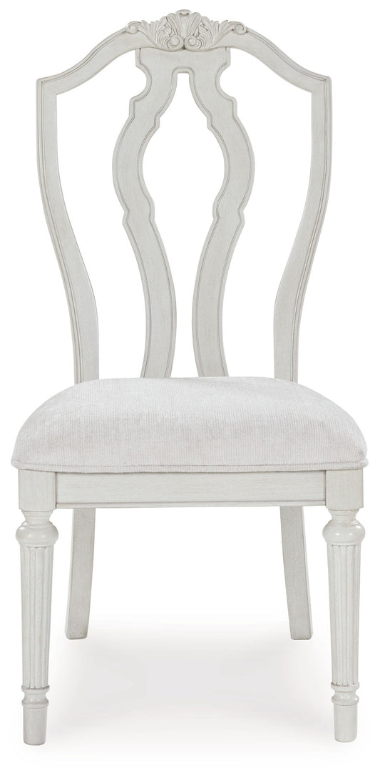Montelaine - Dining Upholstered Side Chair (Set of 2) - Antique White