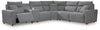 ModMax II - Salt And Pepper - Reclining Sectional