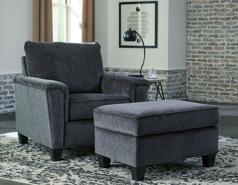 Dark Gray / 2 Pc. - Chair, Ottoman