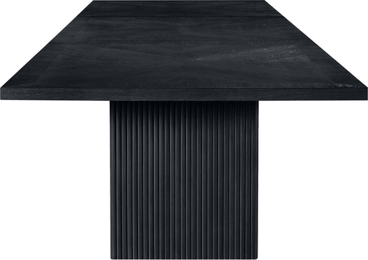 Belinda - Wood Mid-Century Modern Modular Dining Table - Black