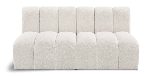 Arc - Boucle Fabric 2 Seats Modular Sofa