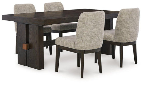 5-Piece: Dining Table/4-Dining Chair
