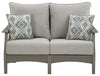 Visola - Loveseat w/Cushion - Gray