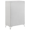 Cassia - 5-Drawer Bedroom Chest Of Drawers - White High Gloss