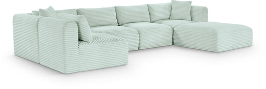 Shaggy - 6 Piece Modular U-Shaped Sectional