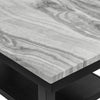 Marbel - Faux Marble Counter Height Set