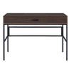Verster - Writing Desk With USB - Oak & Black