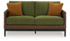 Horizon Hall - Loveseat With Cushion - Brown / Green