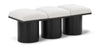 Pavilion - 3 Piece Modular Bench With Black Base