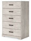 Shawburn - Five Drawer Chest - Gray