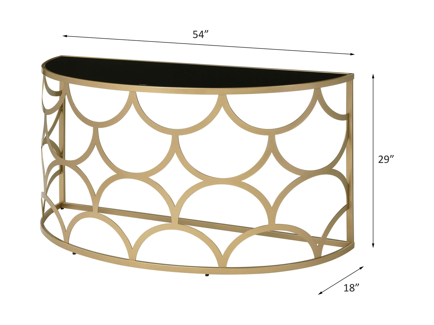 Altus - Console Table - Gold