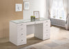 Avery - Vanity Set (With LED Luxo Mirror) - White
