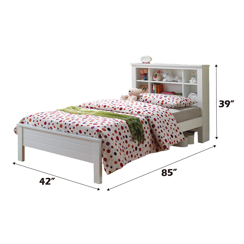 Yara - Twin Bed - White