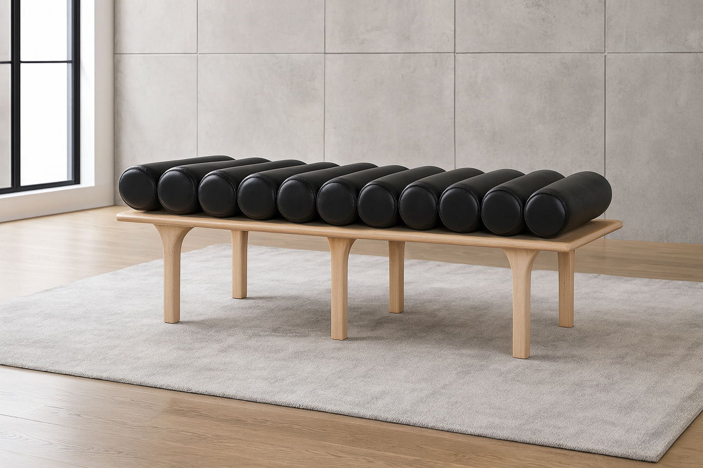 Landon - Bench With Natural Base