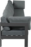 Nizuc - Outdoor Patio 6 Seat Modular Sofa With Gray Frame