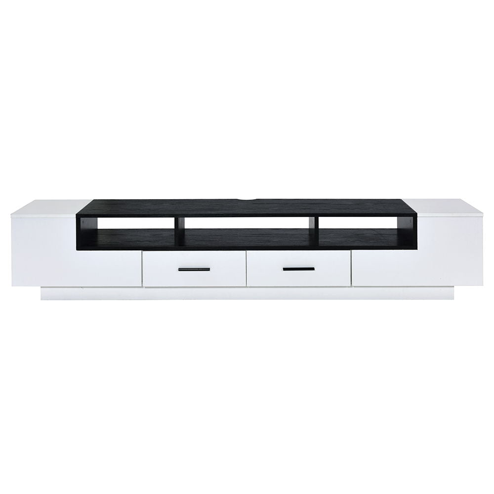 Armour - TV Stand - White & Black
