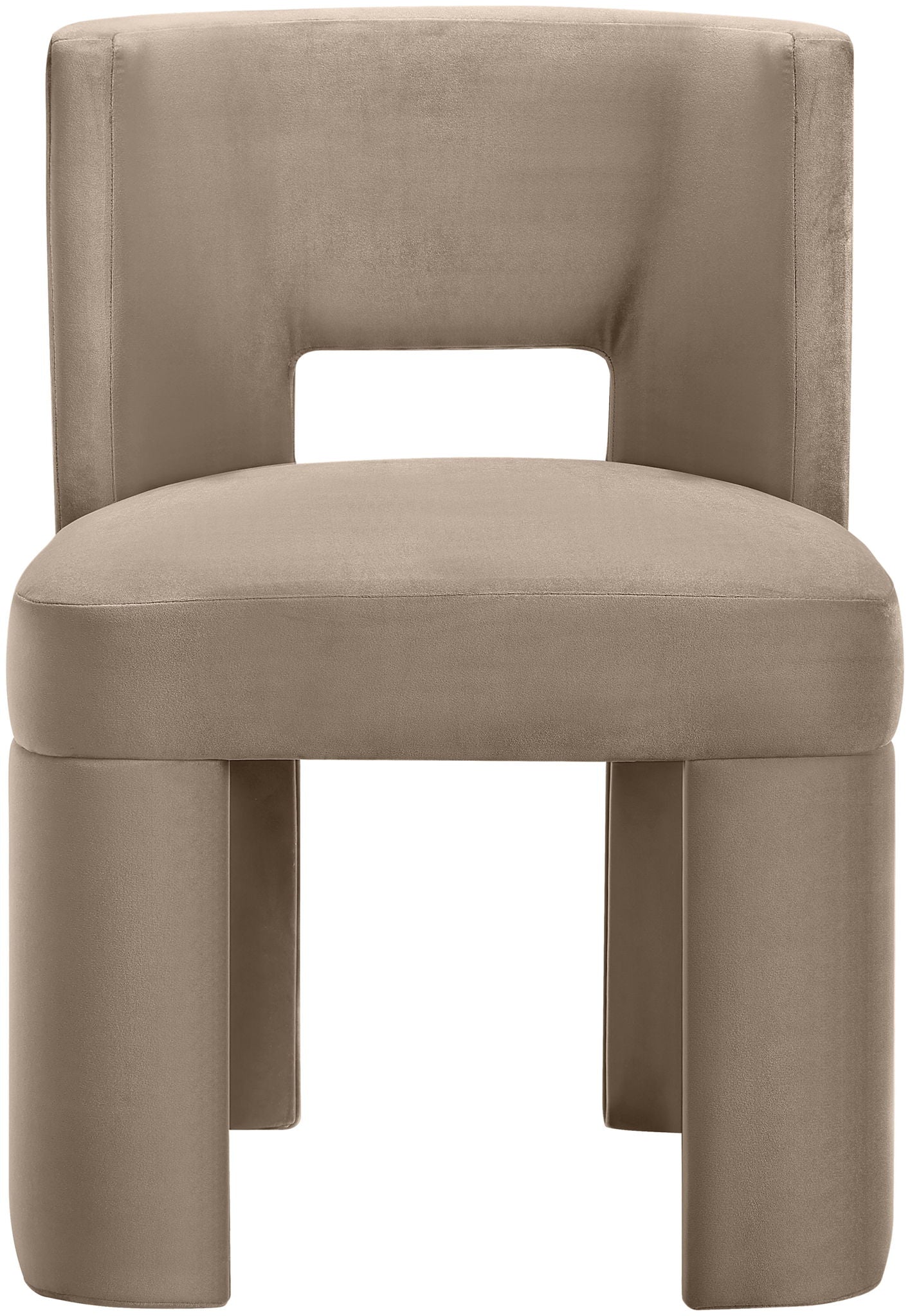 Zuno - Velvet Performance Fabric Upholstered Dining Chair (Set of 2)