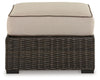 Coastline Bay - Ottoman With Cushion - Brown