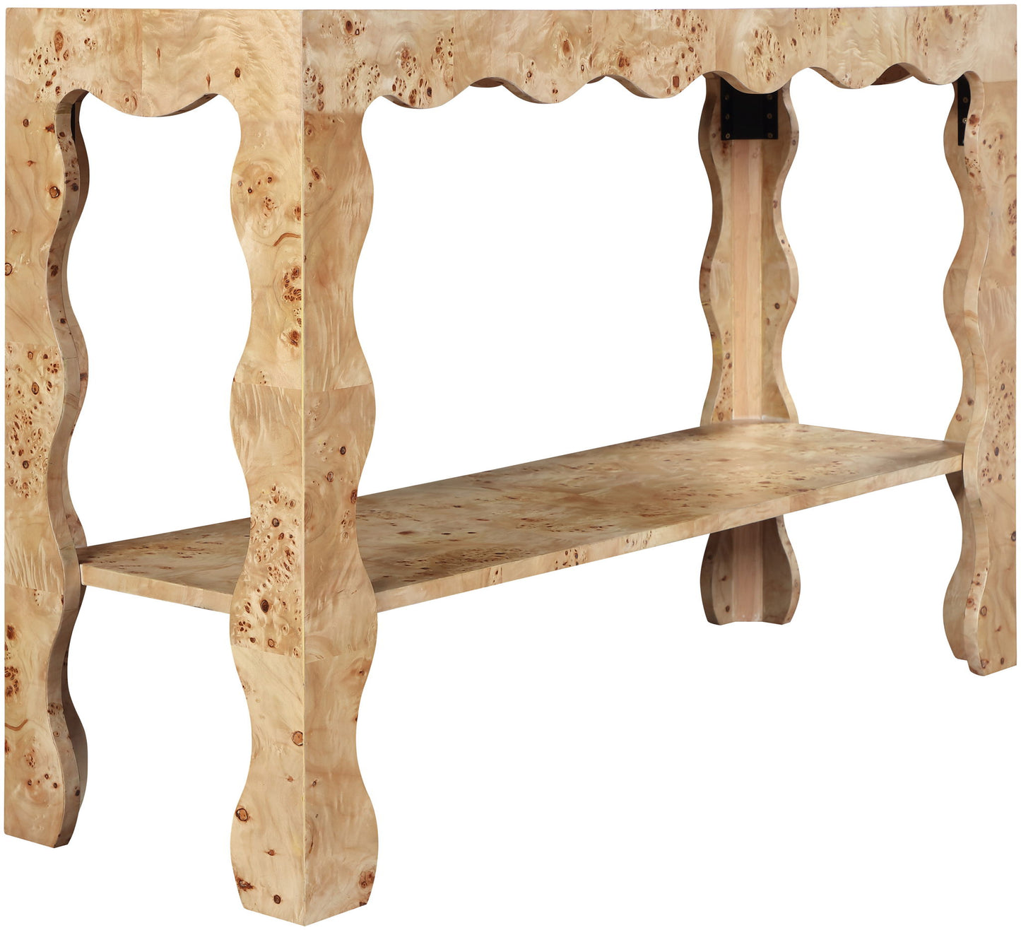 Vassa - Burl Veneer Console Table