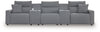 ModMax II - Salt And Pepper - Reclining Sectional
