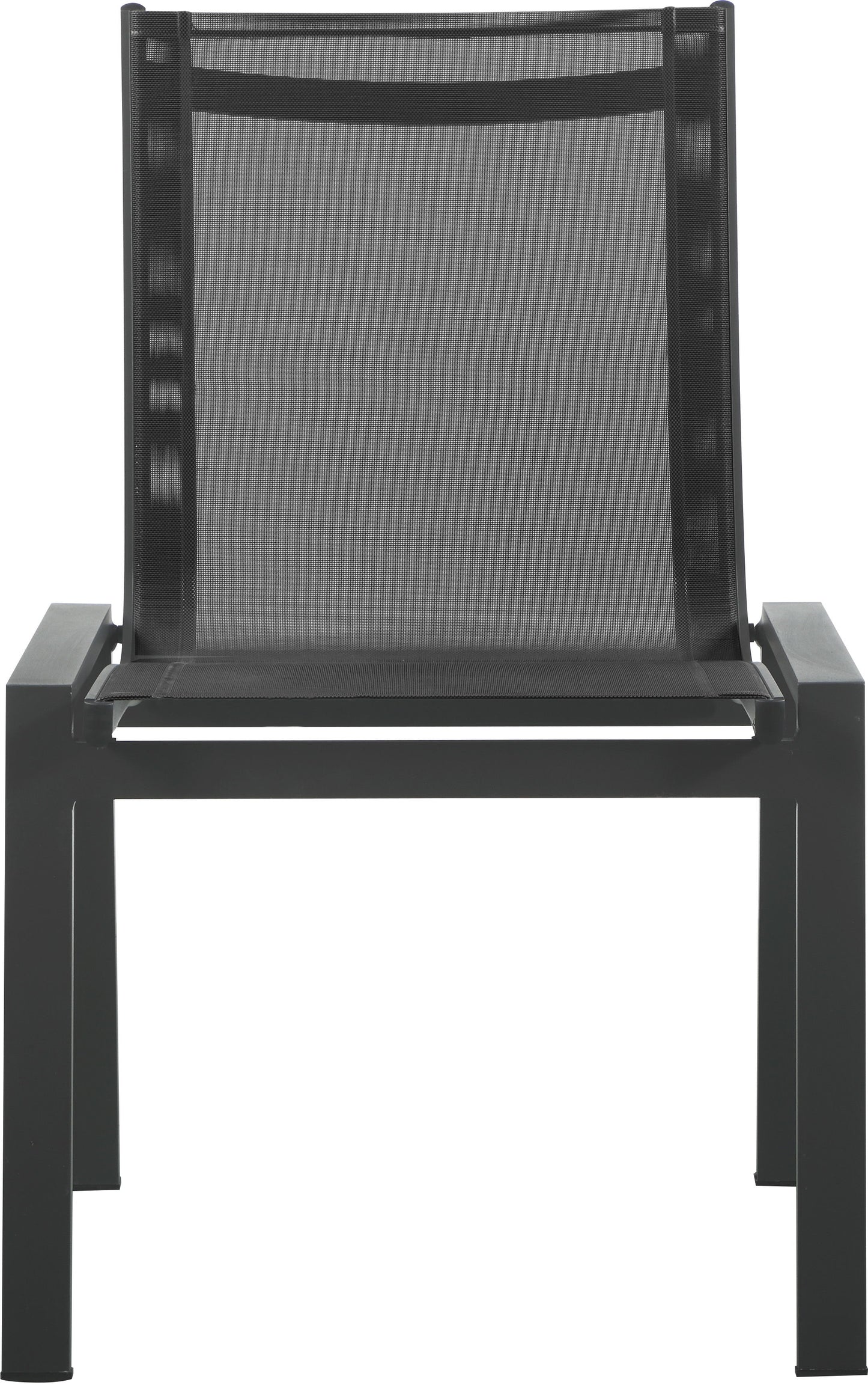 Nizuc - Outdoor Patio Dining Chair With Gray Frame (Set of 2)