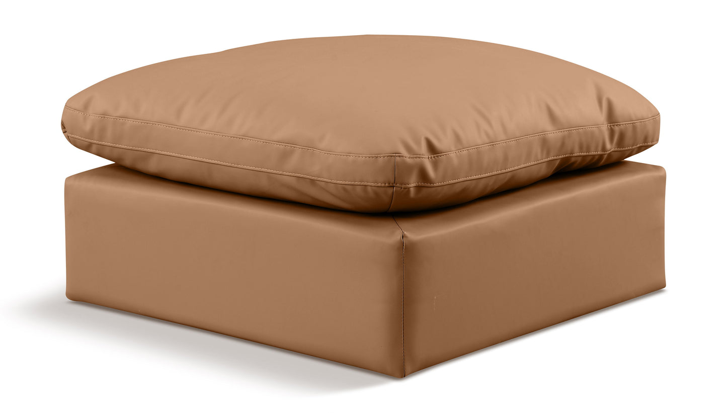 Indulge - Faux Leather Ottoman