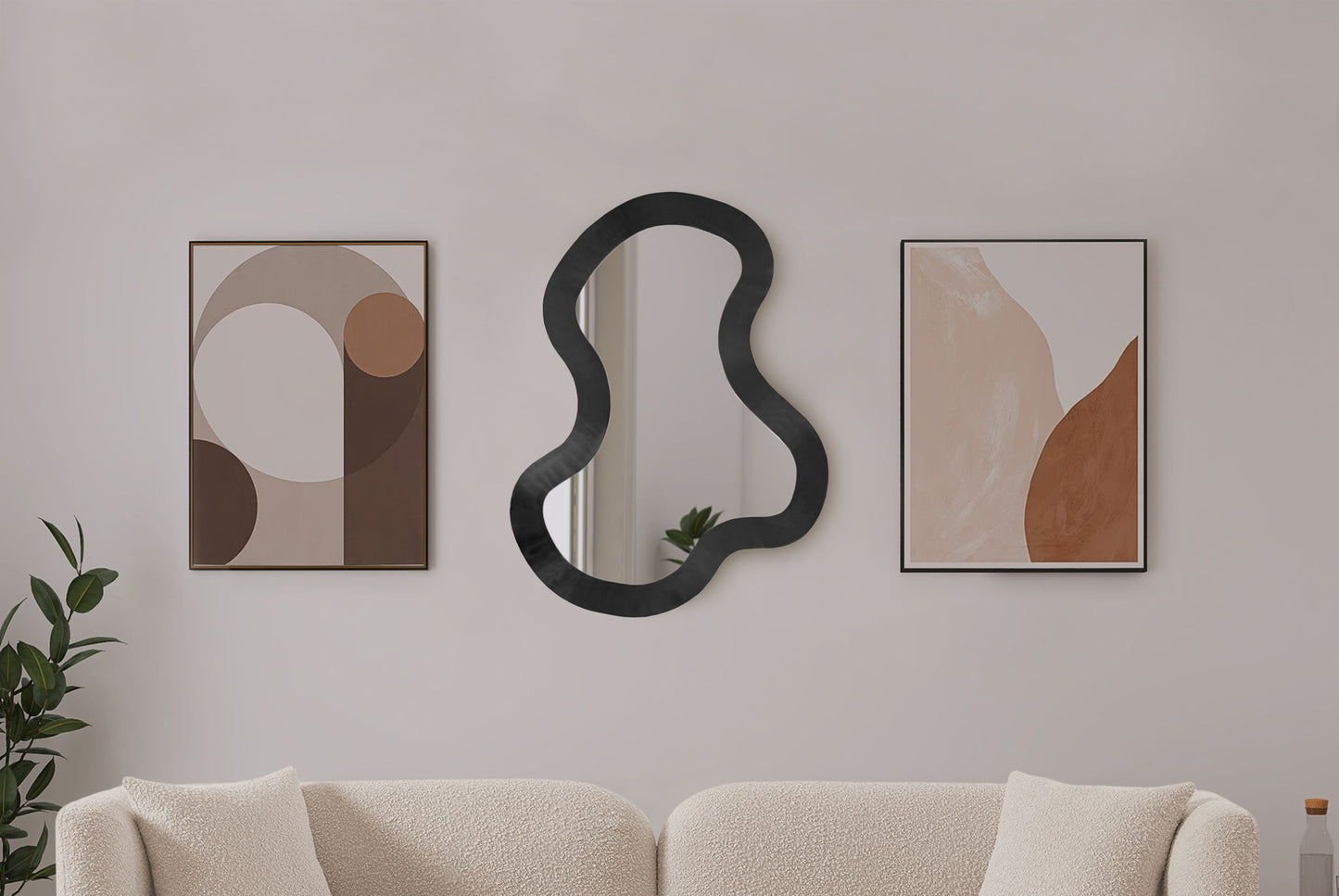 Oblique - Metal Frame Mirror