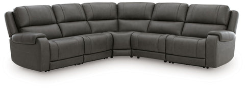 Gray / 5 Pc. Power Reclining Sectional