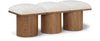 Pavilion - 3 Piece Modular Bench With Brown Base