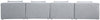 Cube - Linen Modular 4 Seat Armless Sofa