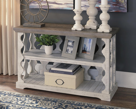 Havalance - Console Sofa Table - Gray / White