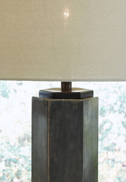 Dirkton - Metal Table Lamp - Antique Pewter Finish