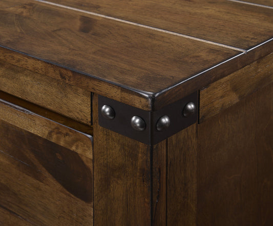 Curtis - Nightstand - Dark Oak