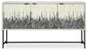 Freyton - Accent Cabinet - White / Gray