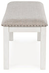 Robbinsdale - Large Upholstered Dining Room Bench - Antique White