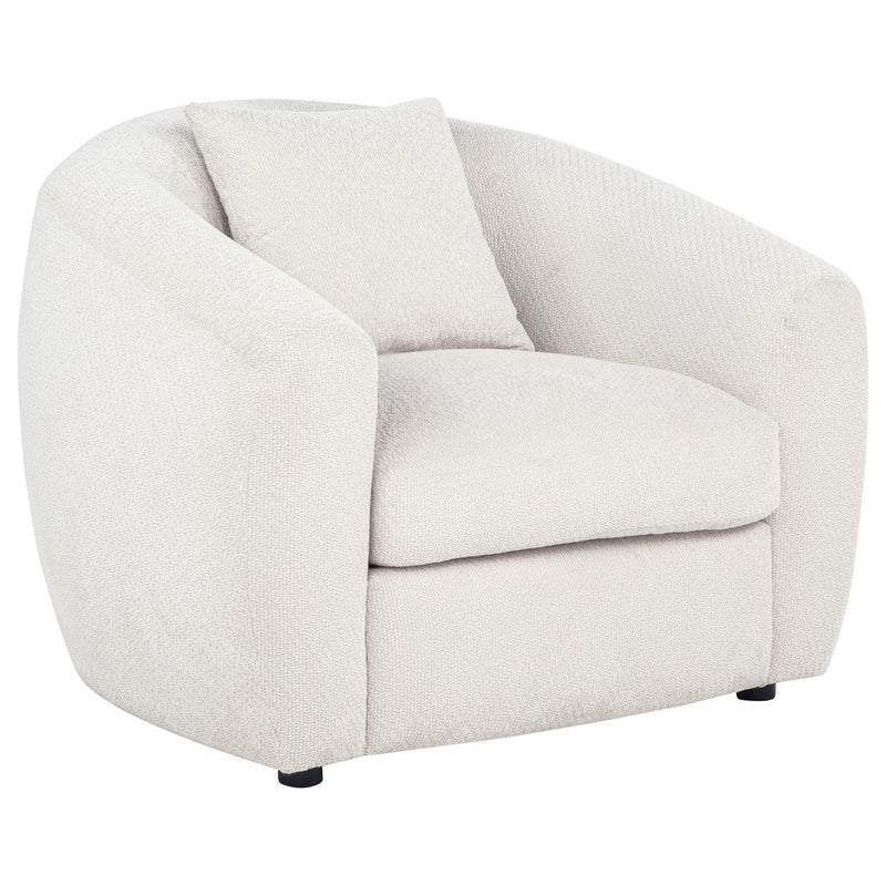 Isabella Fabric Upholstered Accent Chair Sand