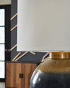 Adara - Blue / Gold Finish - Metal Table Lamp