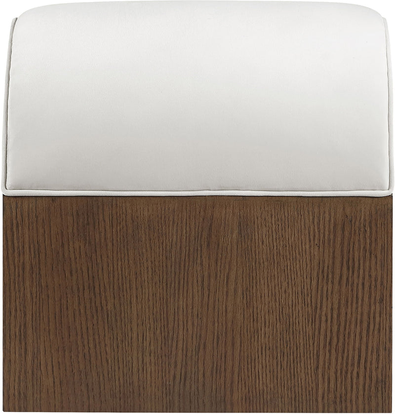 Sable - Velvet Performance Fabric Upholstered Bench