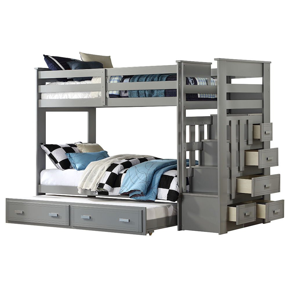 Allentown - Bunk Bed w/Storage Ladder & Trundle
